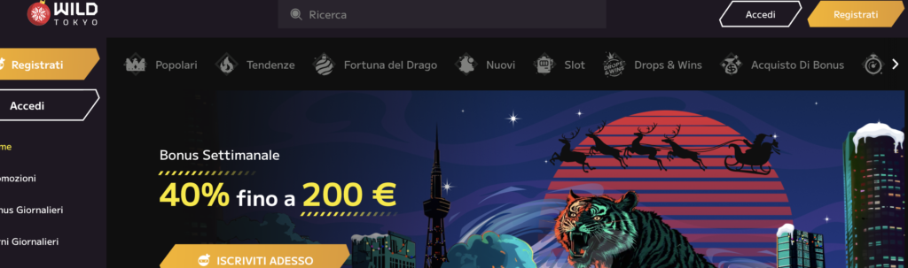 WildTokyo Casino non AAMS